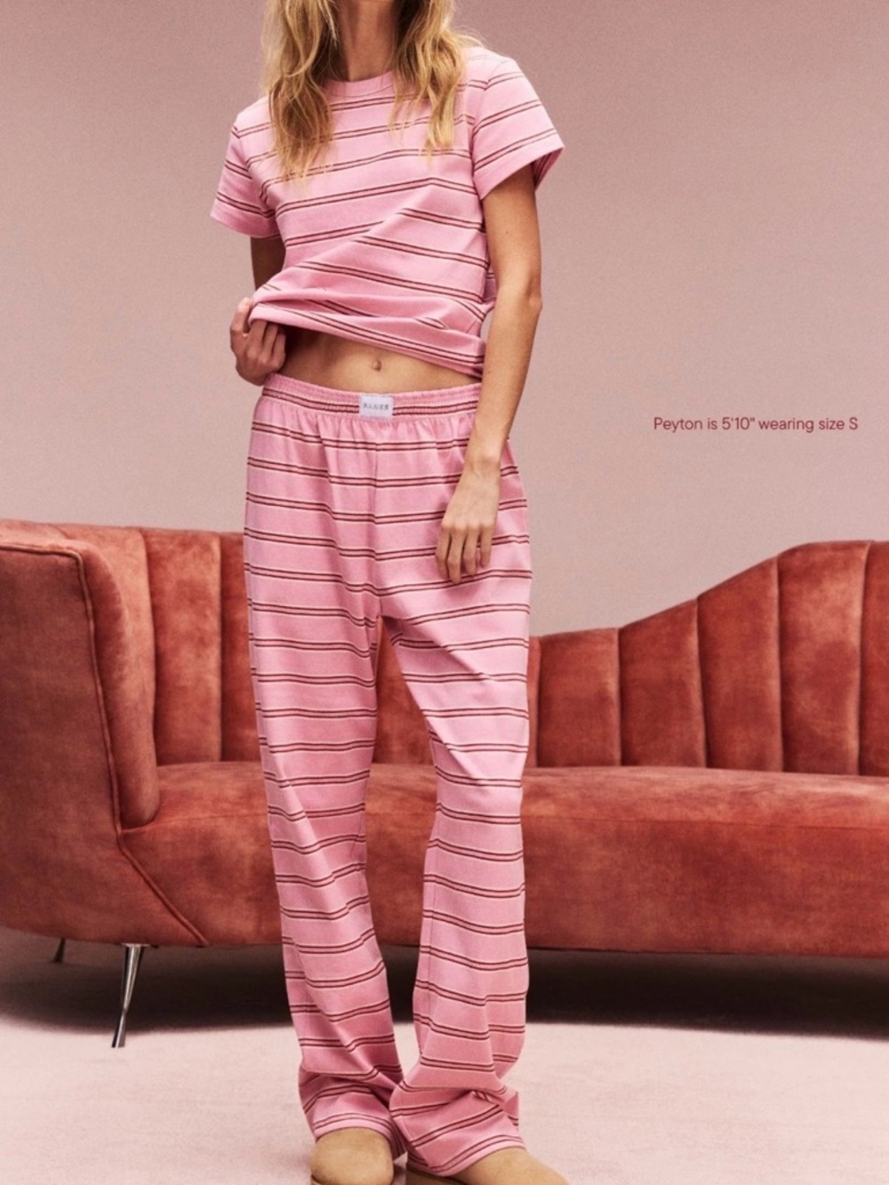 Cozy Pink Striped  by PARKE VDAY 2026